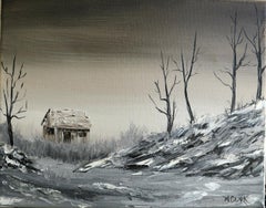 Sombras de gris, Pintura al óleo