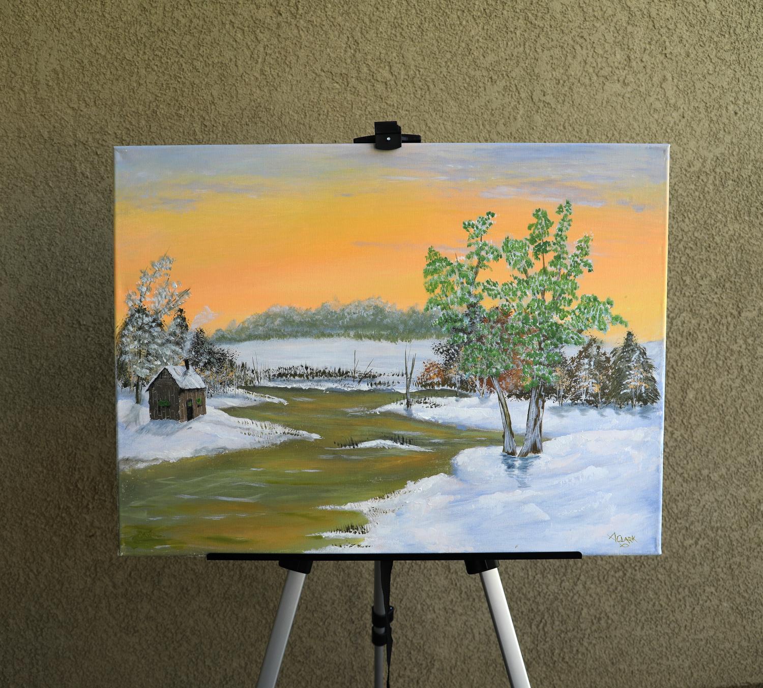 Serenidad silenciosa, Pintura original - Painting Realista de Art Clark