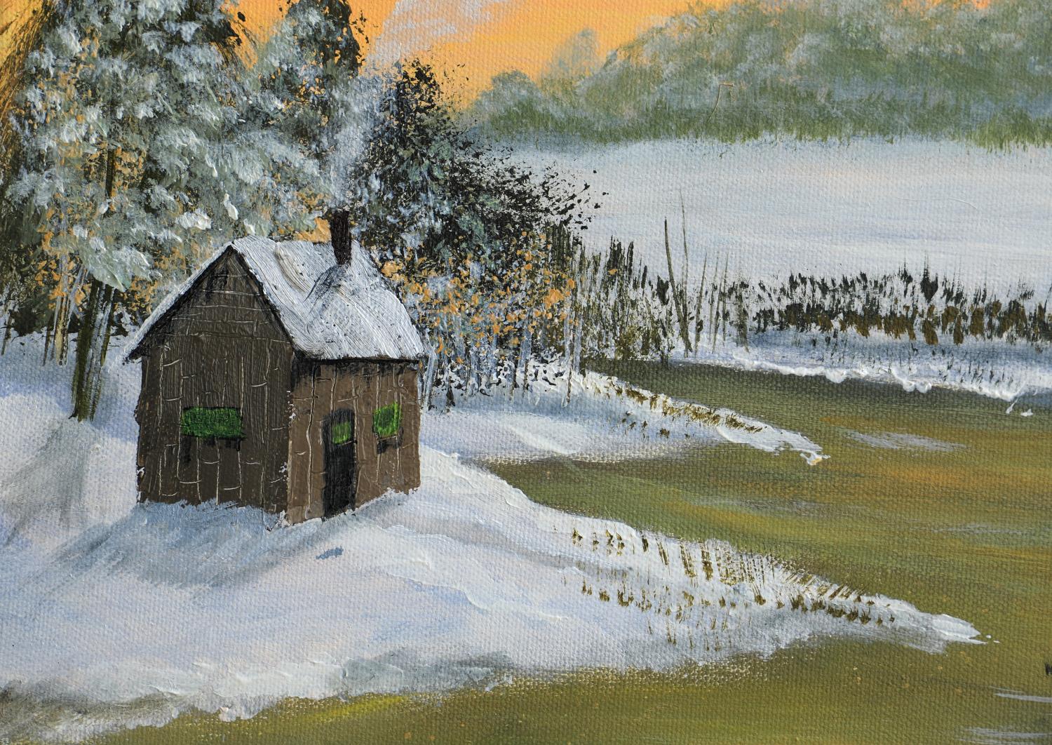 Serenidad silenciosa, Pintura original - Landscape Painting Marrón de Art Clark