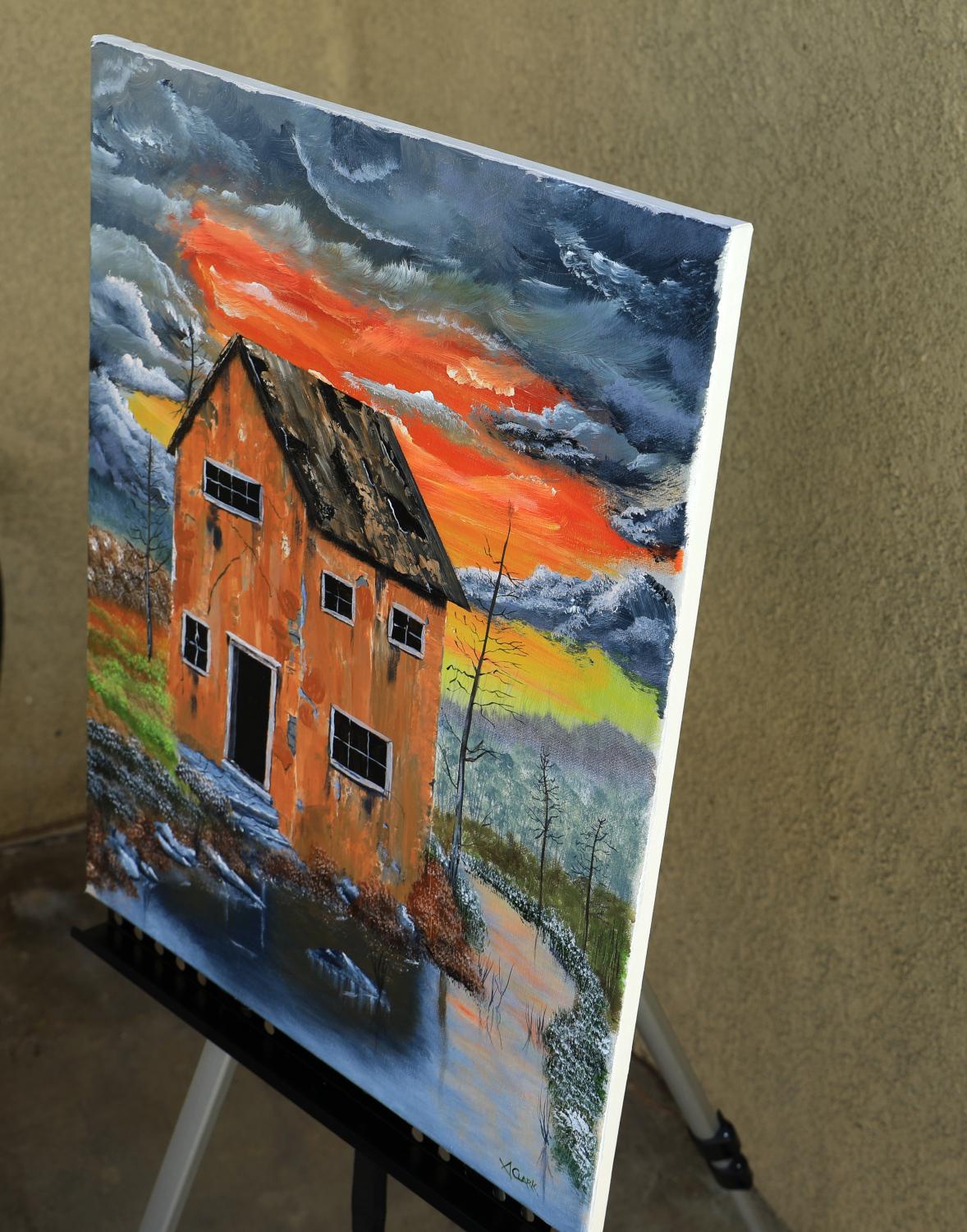 Stand Proud, peinture originale - Réalisme Art par Art Clark