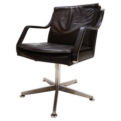 Art Collection leather office chair by Rudolf Berndt Glatzel for W. Knoll, 1980