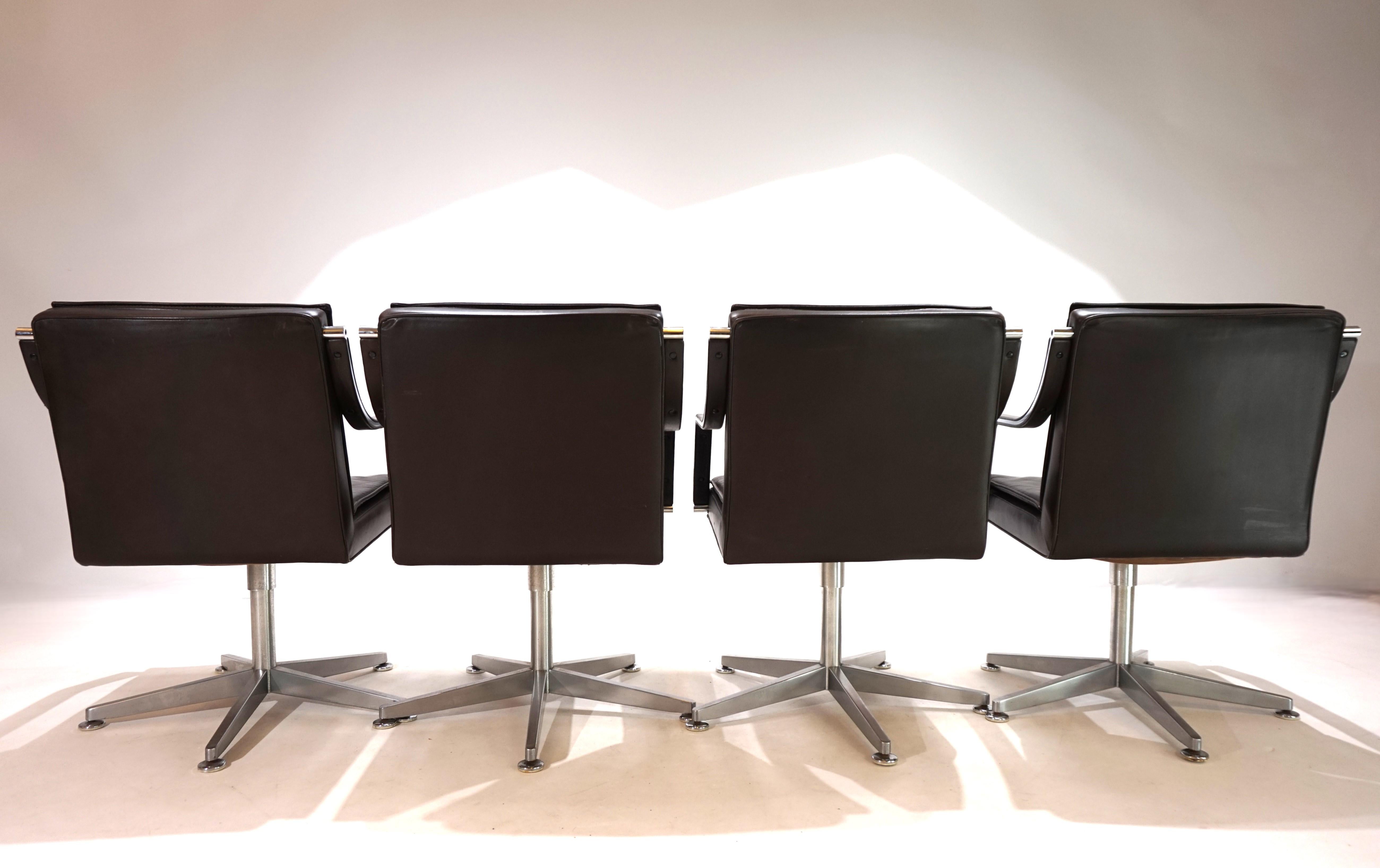 Art Collection set of 4 office chairs by Rudolf Berndt Glatzel for Knoll 10