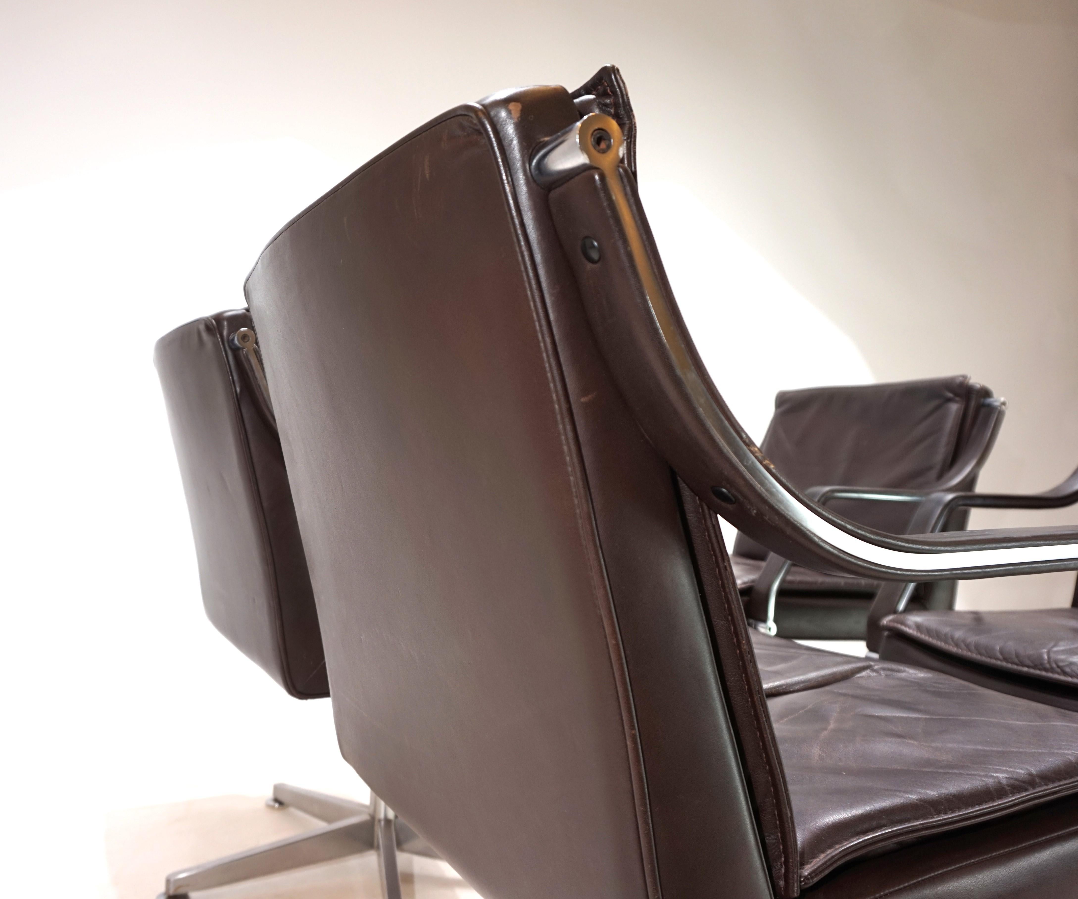 Art Collection set of 4 office chairs by Rudolf Berndt Glatzel for Knoll In Good Condition In Ludwigslust, DE