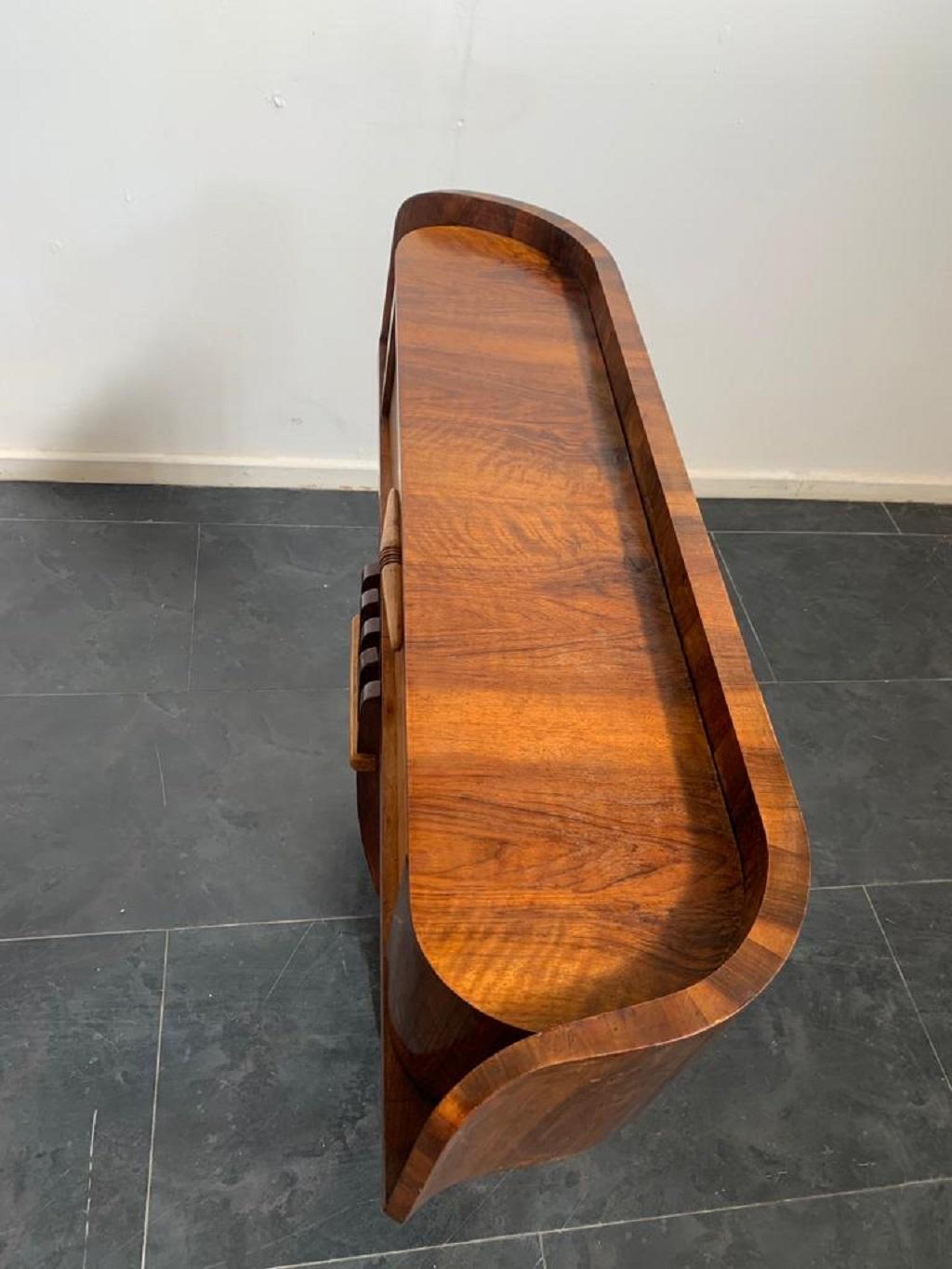 Art Coscole Table in Walnut with Rosewood Threads, 1930s For Sale 2