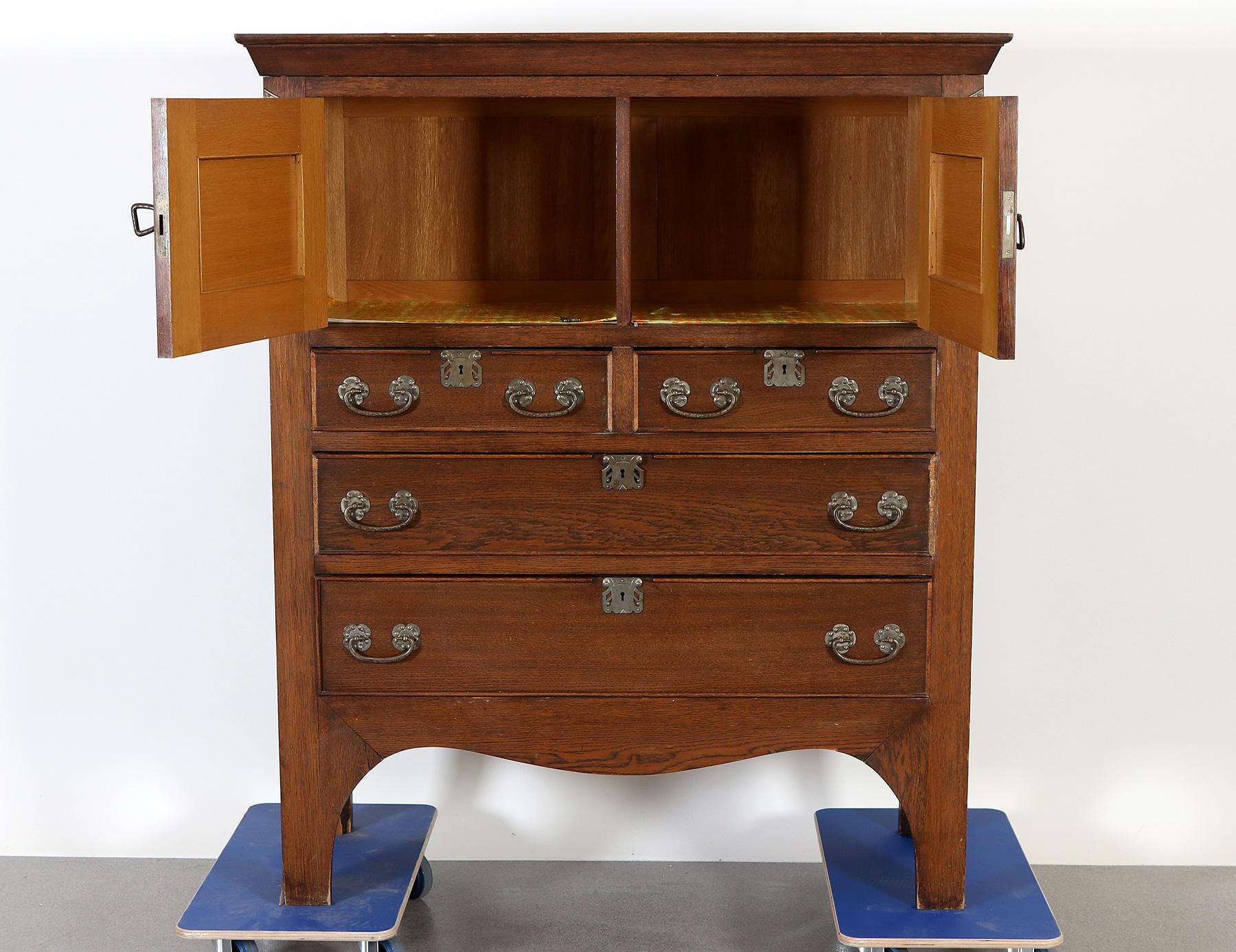 German Art & Craft Cabinet Chest of Drawers from circa 1910