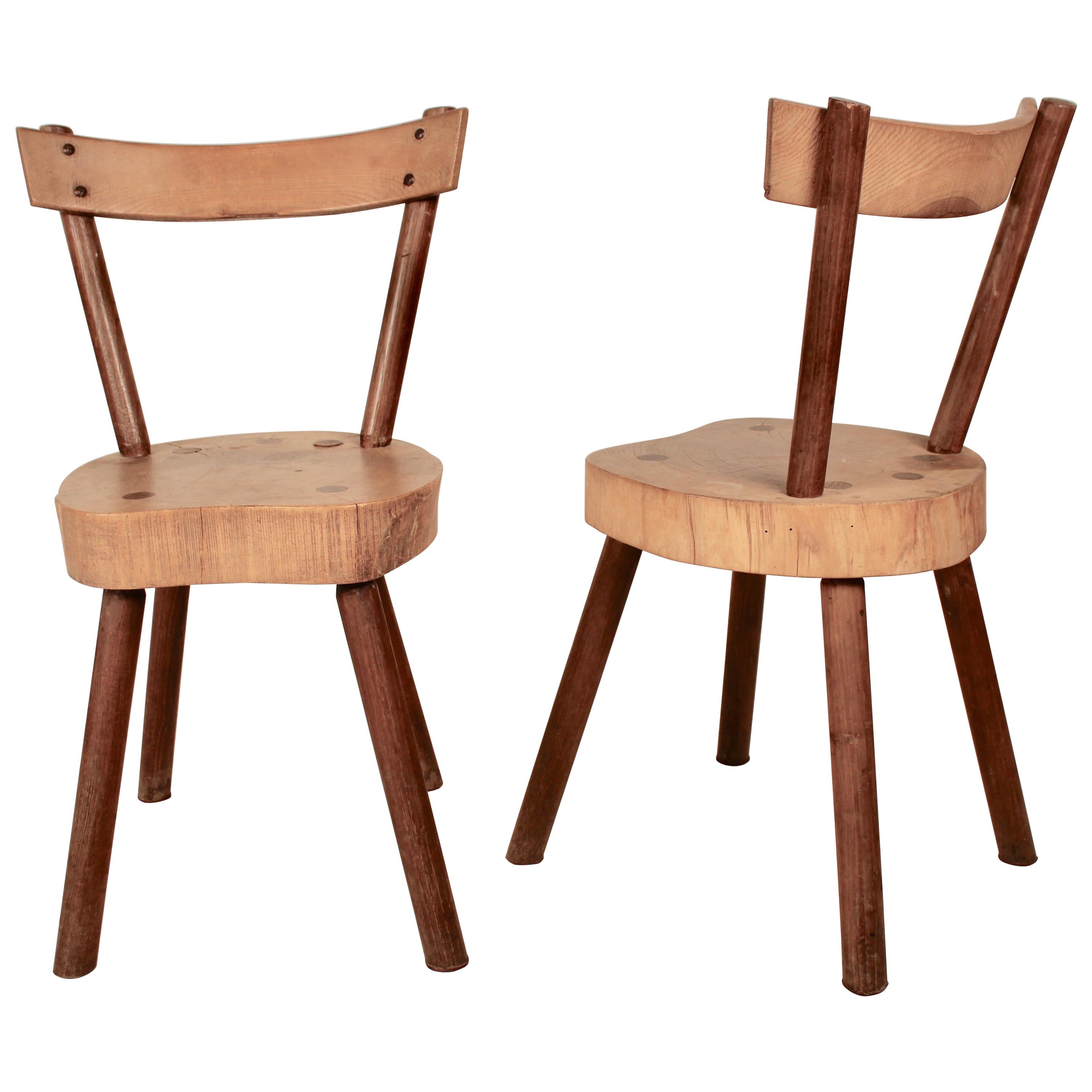 Arts & Crafts chairs from Aveyron