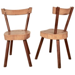 Vintage Arts & Crafts chairs from Aveyron