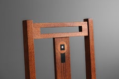 Art & Craft Oak Armchair and Chair