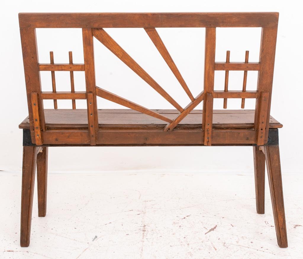 Art & Craft Oak Bench Settle For Sale 4
