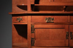 Art & Craft oak sideboard from the 1920s, Art Nouveau style