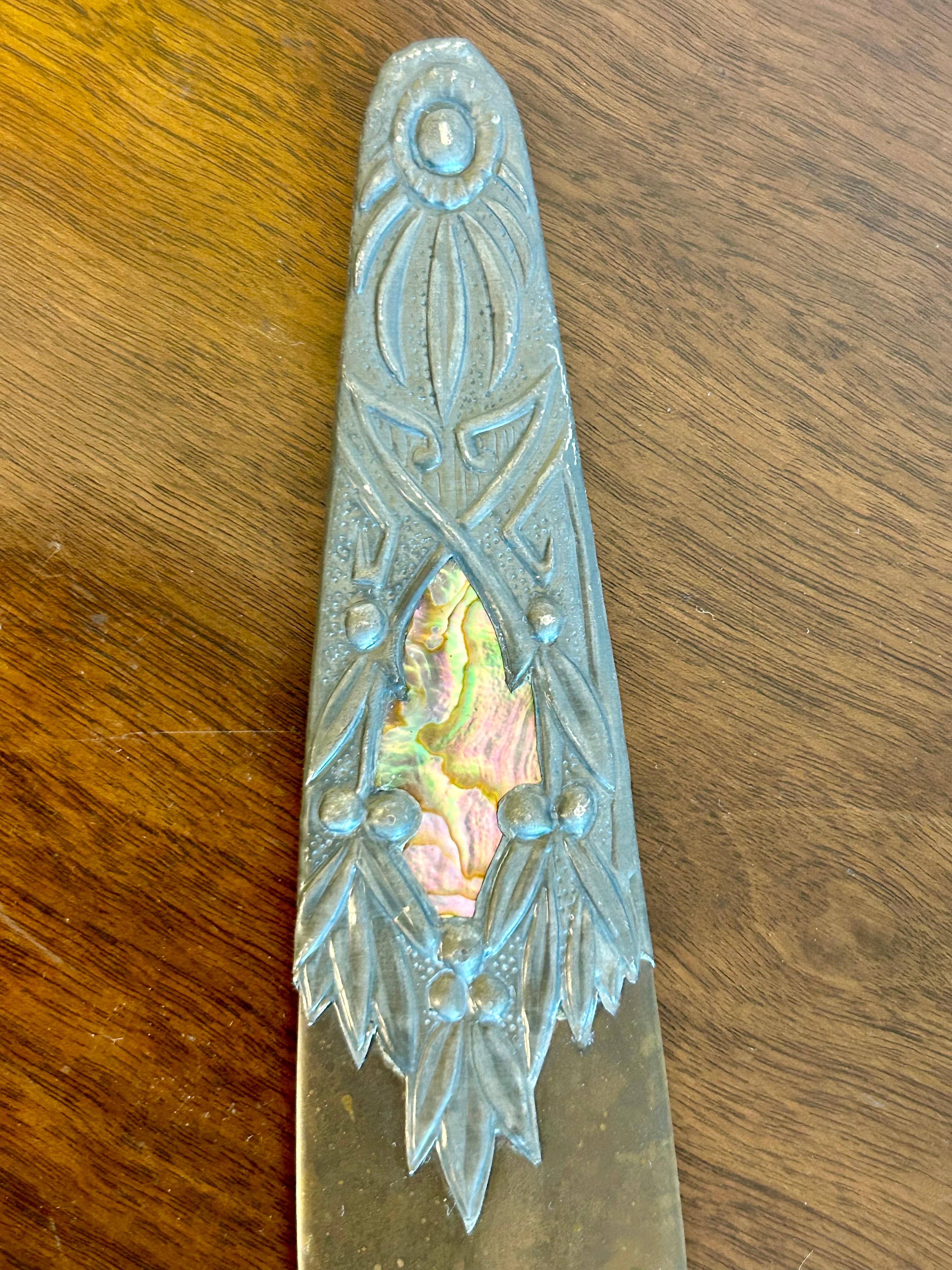 Arts + Crafts Letter Opener  In Good Condition For Sale In Los Angeles, CA