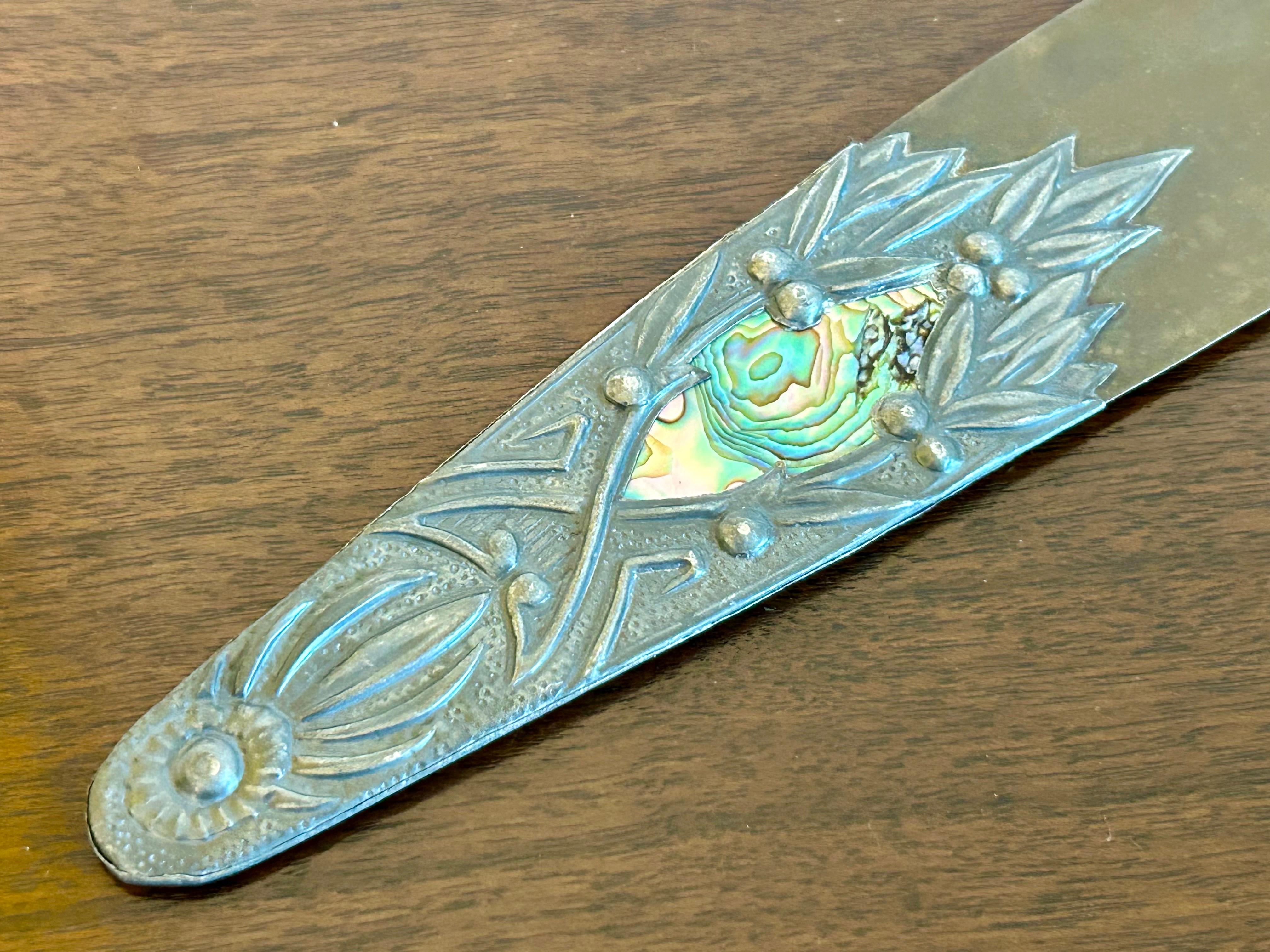 Aluminum Arts + Crafts Letter Opener  For Sale