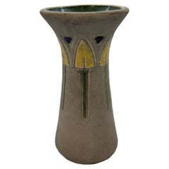 Roseville Mostique Art & Crafts-Keramik-Vase aus den 1930er Jahren