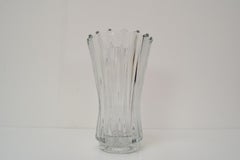 Art Crystal Glass Vase, Crystalex Novy Bor, 1970's. 