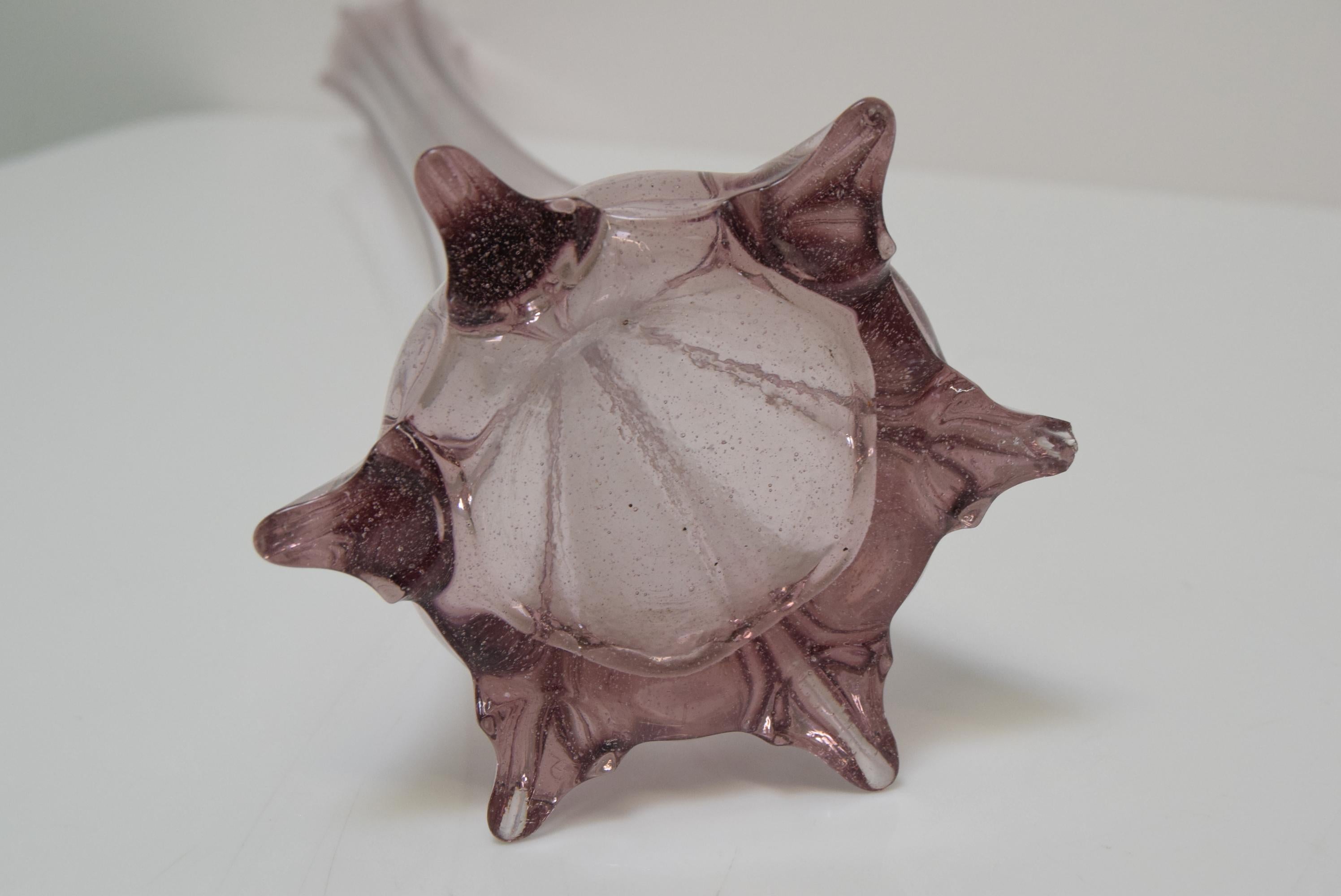 Vase en verre tchèque d'art, par Glasswork, né en novembre 1950 en vente 3
