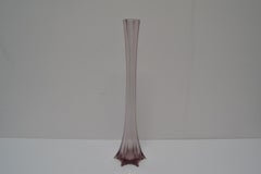 Art Czech Glass Vase, by Glasswork Novy Bor, 1950s
