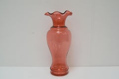 Tschechische Kunstglasvase, Novembery Bor, 1950er Jahre, von Glasswork