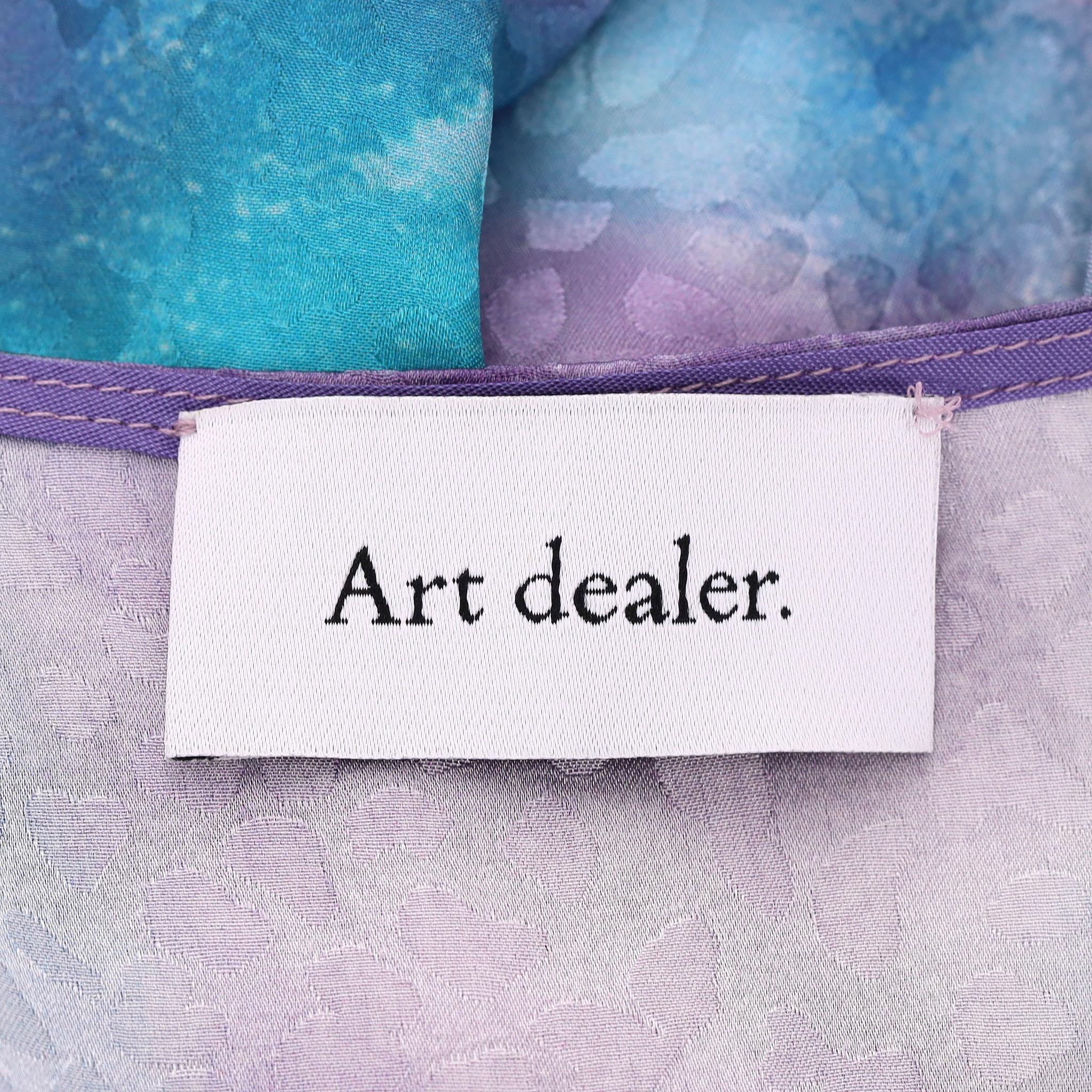 De las mujeres Vestido envolvente de seda teñida Art Dealer en venta