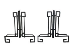 Art Decco Fireplace Andirons
