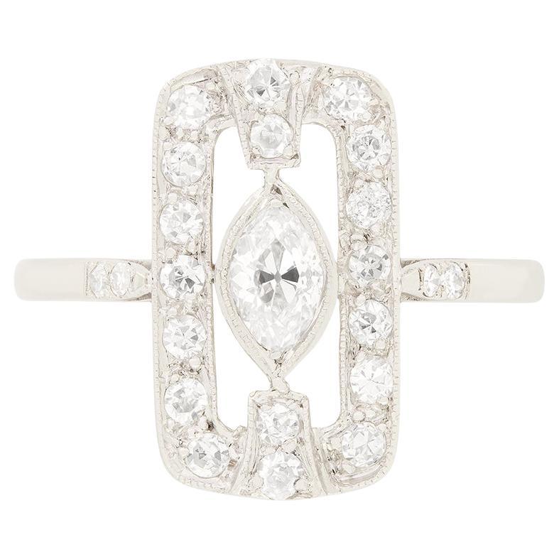 Art Deco 0.40ct Diamond Cluster c.1920s