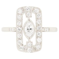 Art Deco 0.40ct Diamond Cluster c.1920s
