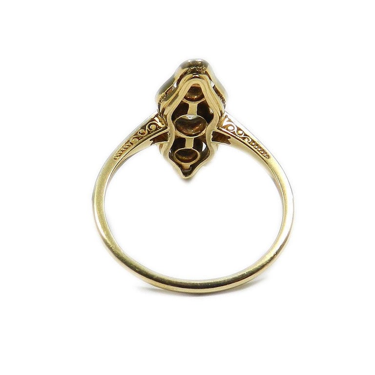 Art Deco 0.45 Ct Diamond Gold and Platin Ring, circa 1930 For Sale at  1stDibs