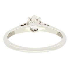 Art Deco 0.50ct Diamond Solitaire Ring, c.1920s