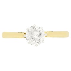 Art Deco 0.55ct Diamond Solitaire Ring, c.1920s