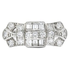 Art Deco 0.60 Carat Diamond Platinum Ring