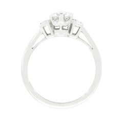 Art Deco 0.60ct Diamond Solitaire Ring, c.1920s