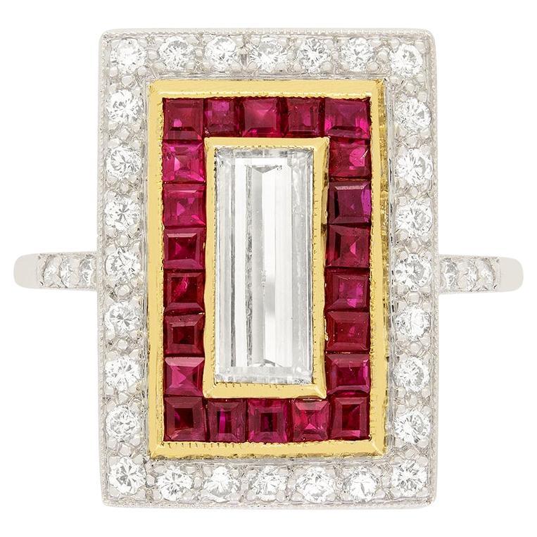 Anello Art Deco con diamante da 0,60 carati, 1920 ca.