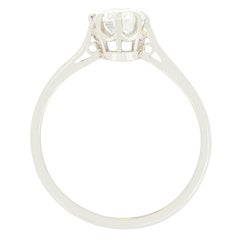 Art Deco 0.65ct Diamond Solitaire, c.1920s