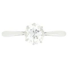 Art Deco 0.70ct Diamond Solitaire, c.1920s