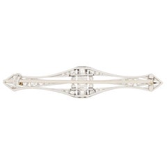 Art Deco 0.75ct Diamond Brooch, c.1920s