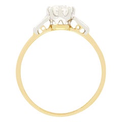 Art Deco 0.75ct Diamond Solitaire Ring, c.1920s