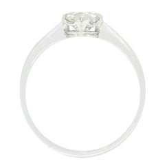 Art Deco 0.75ct Diamond Solitaire Ring, c.1920s