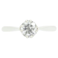 Solitärring mit 0,75 Karat Diamant im Art déco-Stil, ca. 1920er Jahre