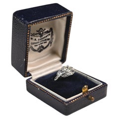 Art Deco 0.75ct Old European Cut Ring. Diamond Engagement Ring Platinum L VS1