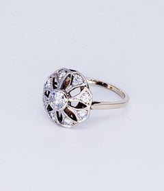 Art Deco Style 0.76 Carat Diamond Cocktail Ring