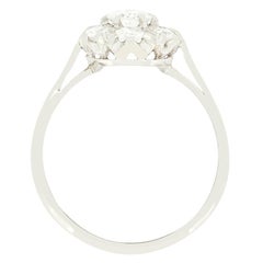Art Deco 0.77ct Diamond Cluster Ring, c.1920s