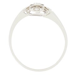 Art Deco 0.78ct Diamond Cluster Ring, c.1920s