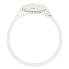 Art Deco 0.83ct Diamond Cluster ring, c.1920s