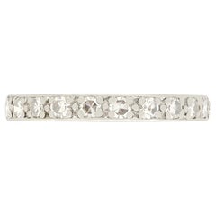 Art Deco 0.88ct Diamond Eternity Ring, c.1920s