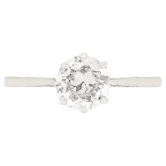 Art Deco 0.88ct Diamond Solitaire Ring, c.1920s Art Deco 0.88ct Diamond Solitaire Ring, c.1920s
