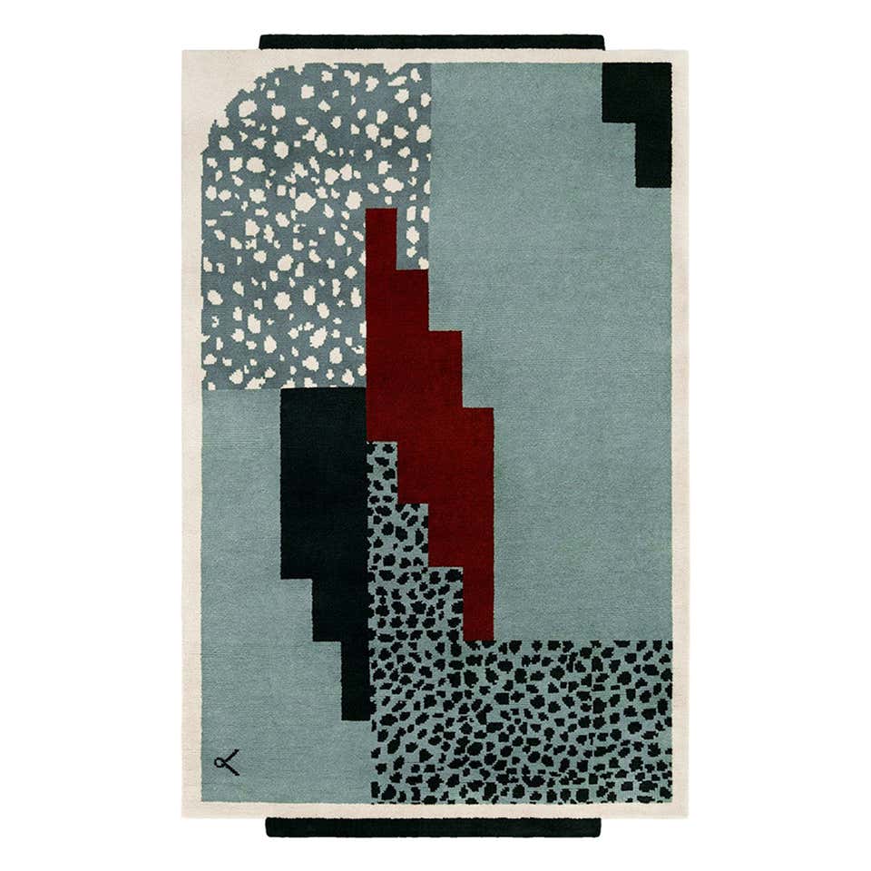 Labirinto Blue Carpet by Gio Ponti For Sale at 1stDibs