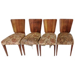 Art Deco 10 Chairs J. Halabala from 1940