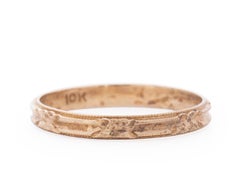 Art Deco 10 Karat Yellow Gold Ring