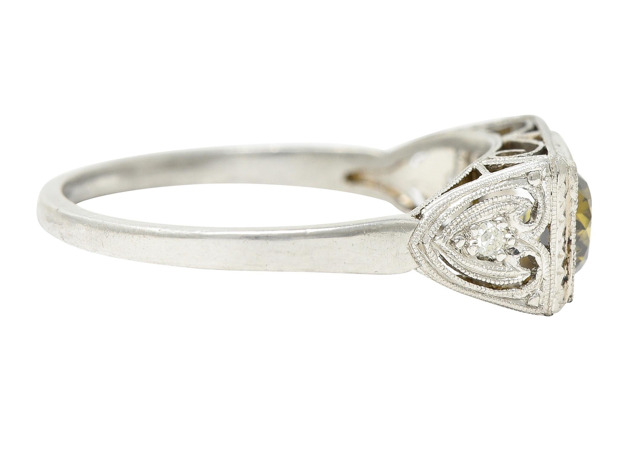 bague art deco fantaisie