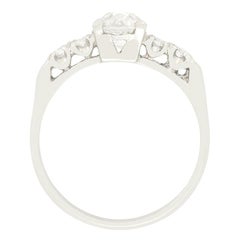 Art Deco 1.00ct Diamond Solitaire Ring, c.1920s