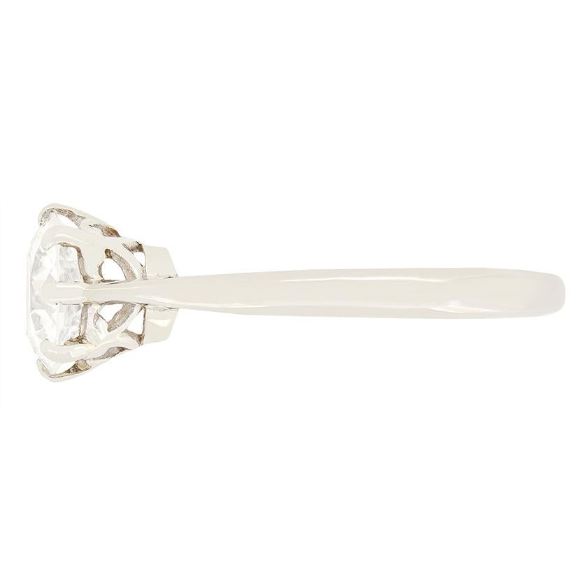 Bague solitaire Art déco avec diamants de 1,00 carat, c. 1920 Bon état - En vente à London, GB